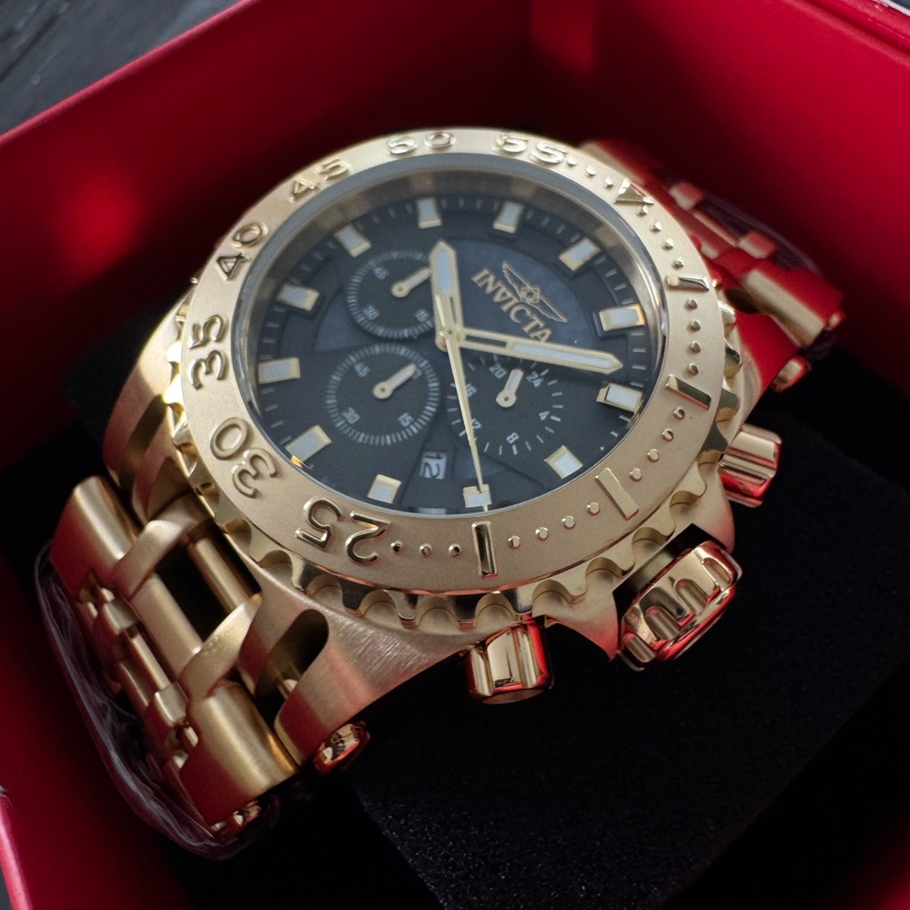 Invicta Chaos X Coalition Forces Men's Chrono Watch 50mm Gold (49763)